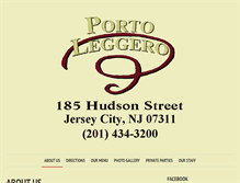 Tablet Screenshot of portoleggero.net